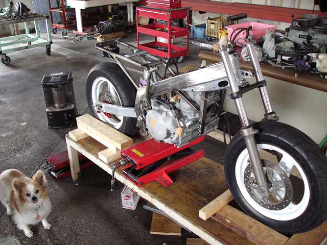 NSR50にCRM250のエンジン パート2 ランポート